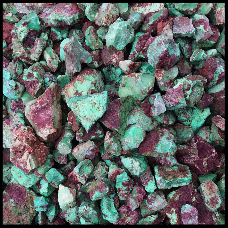 Chrysoprase, Large, Rough Rock, per lb