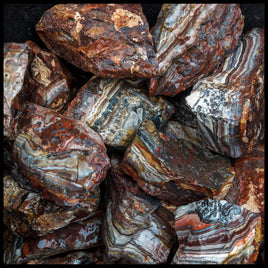 Sarape Jasper, Rough Rock, per lb