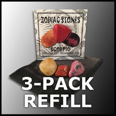 Zodiac Stones - Scorpio (3-pack refill)
