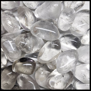 Clear Quartz, Tumbled Stone, 1 lb lot