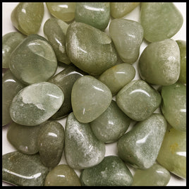 Green Aventurine, Tumbled Stone, 1 lb lot