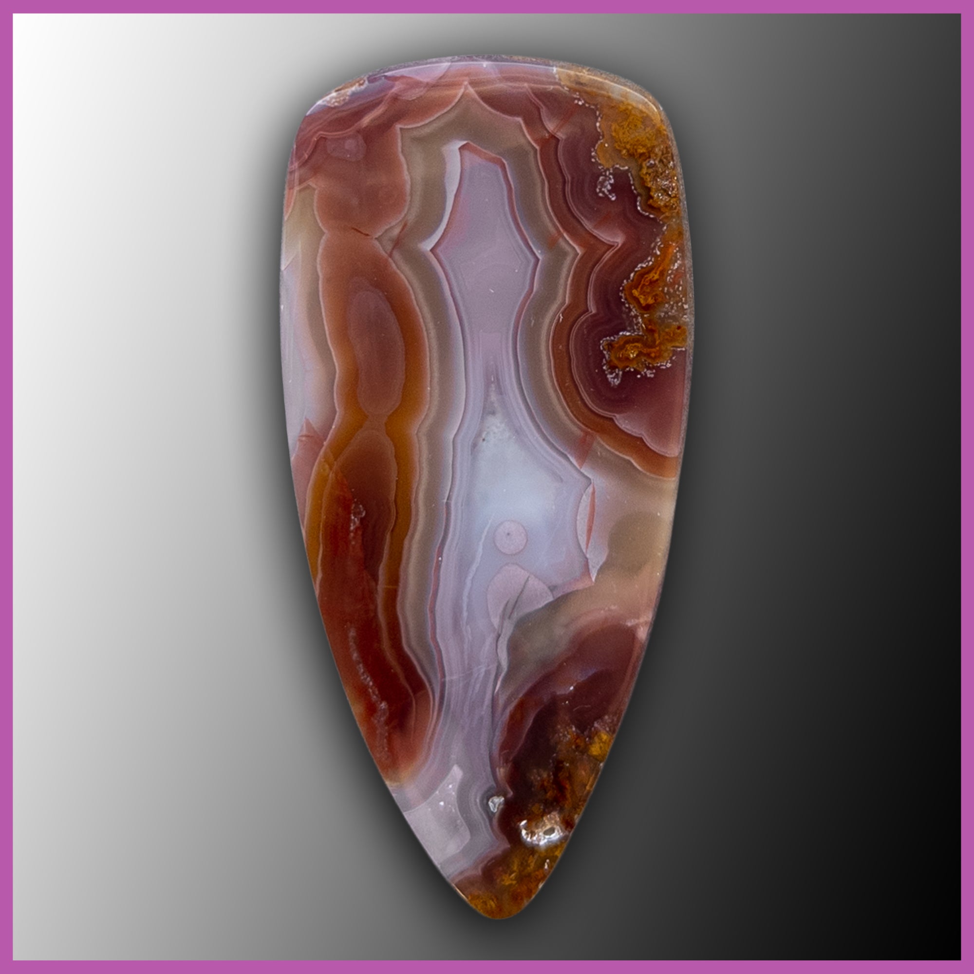 Agua Nueva hot Agate Cabochon