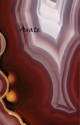 Agua Nueva Agate Poster