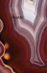Agua Nueva Agate Poster
