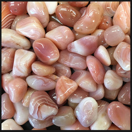 Apricot Agate, Tumbled Stone, Individual