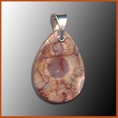 BIR104td Birdseye Rhyolite Pendant