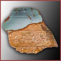 Blue Mustang Picture Jasper, Rough Rock, per lb