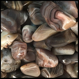 Botswana Agate, Tumbled Stone, Individual