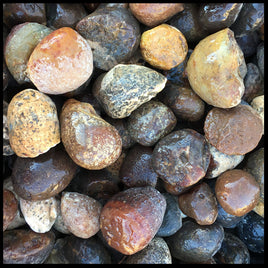 Brazilian Agate, Small Nodules, Rough Rock, per lb