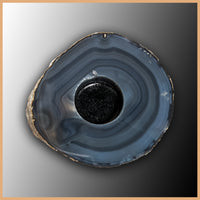Brazilian Agate Candle Holder