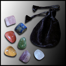 Chakra Set, Tumbled
