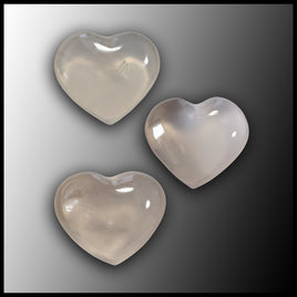 Clear Quartz Heart, small