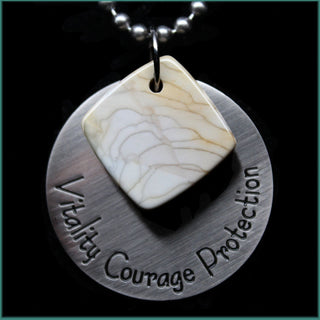 ESC101ja Escape Jasper Medallion Necklace