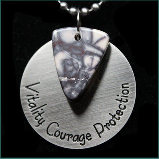 ESC103ja Escape Jasper Medallion Necklace