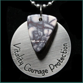 ESC103ja Escape Jasper Medallion Necklace