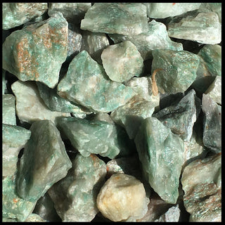 Green Aventurine, Tumbling Rough, per lb