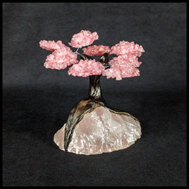 GSTsz3 Gemstone Tree - Rose Quartz