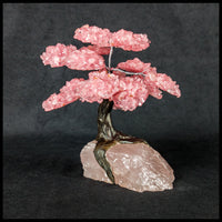 GSTsz4 Gemstone Tree - Rose Quartz