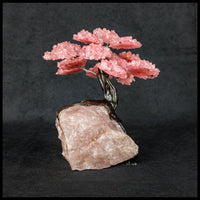 GSTsz4 Gemstone Tree - Rose Quartz