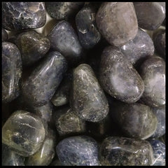 Iolite, Tumbled Stone, 1 lb lot