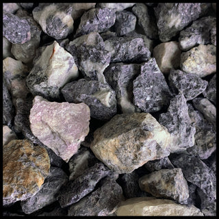 Lepidolite, Australia, Tumbling Rough, per lb