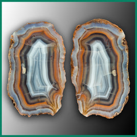 MAW134pr Malawi Agate Specimen Pair