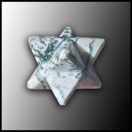 Green Tree Agate Merkabah
