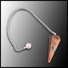 Orange Feldspar Pendulum