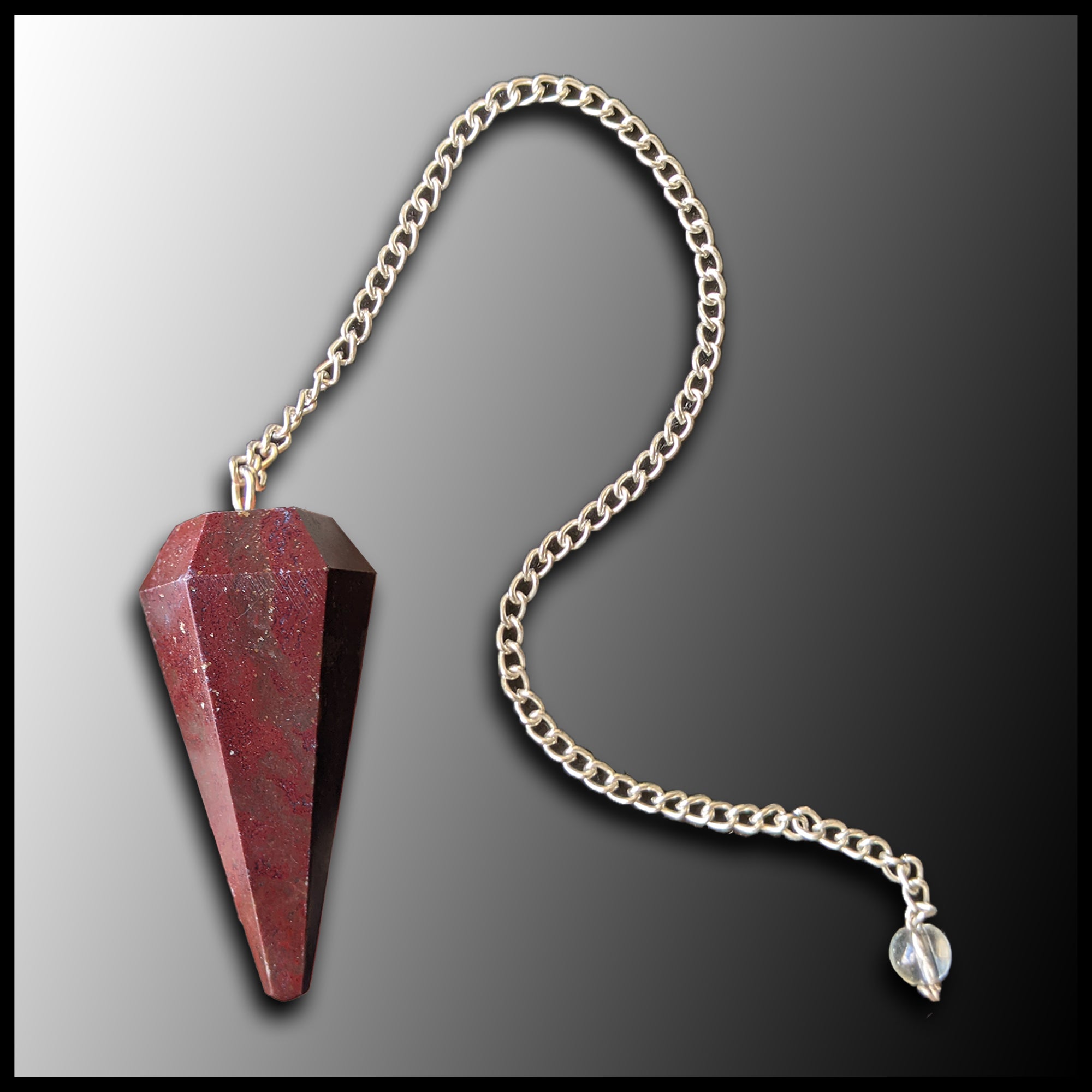 Outlet Red jasper pendulum