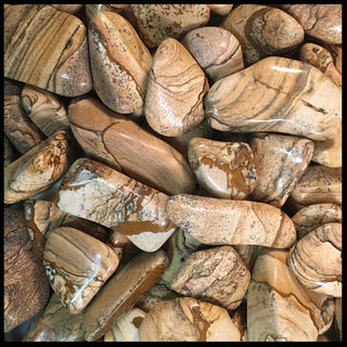 Picture Jasper, Tumbled Stone, 1 lb lot