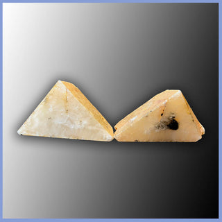 POL251pr Polyhedroid Agate Pair