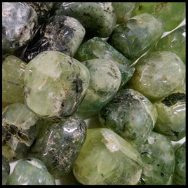 Prehnite, Tumbled Stone, Individual