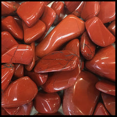 Red Jasper, Tumbled Stone, 1 lb lot
