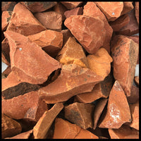 Red Jasper, Tumbling Rough, per lb