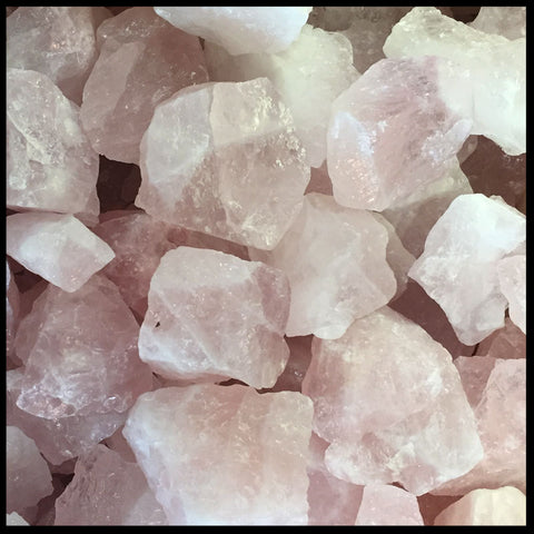 Rose Quartz, Tumbling Rough, Per Pound