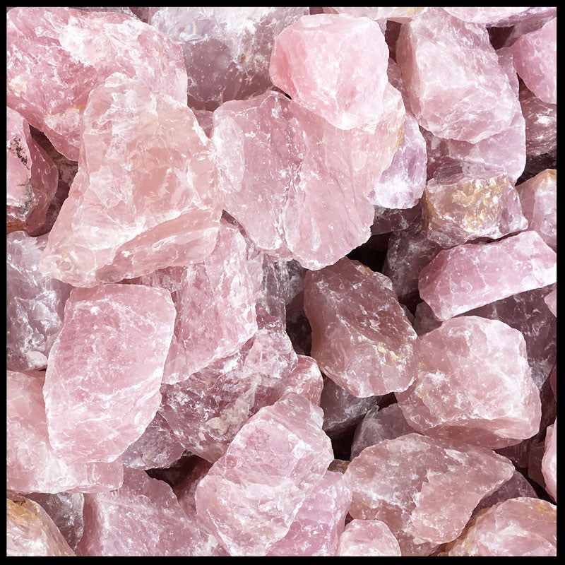 Rose Quartz, Rough Rock, per lb| The Gem Shop, Inc.