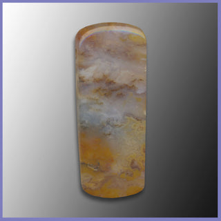 RRP102dps Regency Rose Plume Agate Pendant Bead