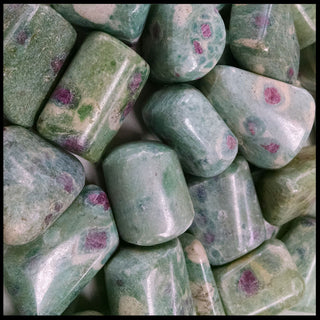 Ruby in Fuchsite, Tumbled Stone, Individual