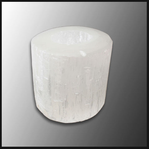 Selenite Candle Holder - Small