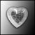 Selenite Bowl, Heart, 10cm