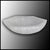 Selenite Bowl, Hexagon, 14cm