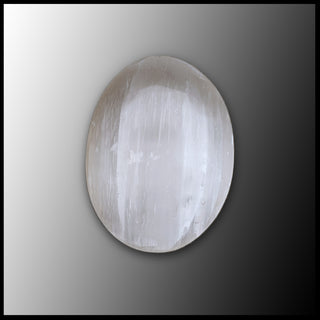 Selenite Palm Stone