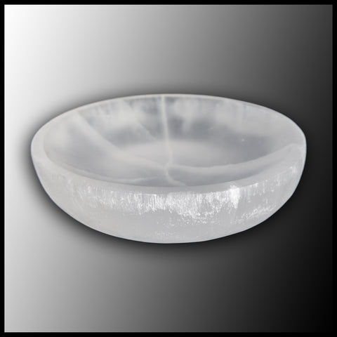 Selenite Bowl, Round, 14 cm