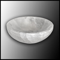 Selenite Bowl, Round, 10cm