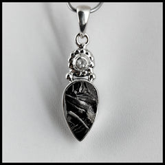 SHU112p Elite Shungite and Quartz Pendant