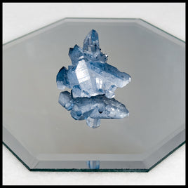Sky Blue Mist Quartz Crystal Cluster