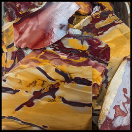 Mooka Jasper Slabs - 1 lb lot
