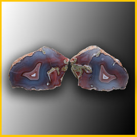 SWZ119pr Swazi Agate Specimen Pair