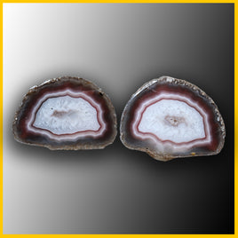 SWZ121pr Swazi Agate Specimen Pair