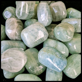 Aquamarine, Tumbled Stone, 1 lb lot